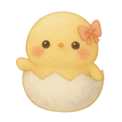 ぴよたん水彩画デザイン