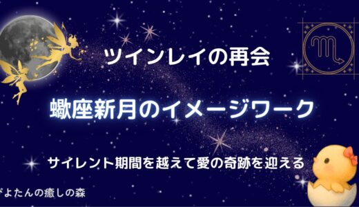 【ツインレイの再会】蠍座新月のイメージワーク