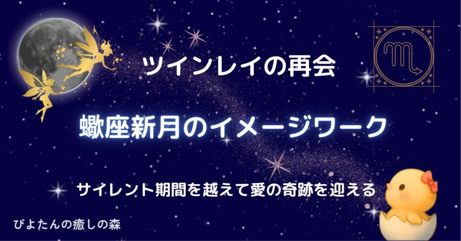 蠍座新月の日に行なうツインレイの再会のイメージワーク